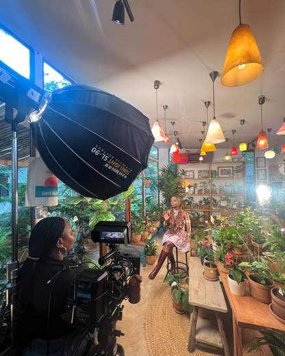 Plant room podcast shoot